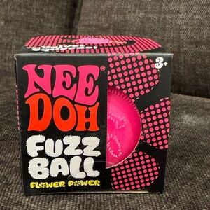 NeeDoh PINK Fuzz Ball - The Velvet Squeeze - New Fast Ship
